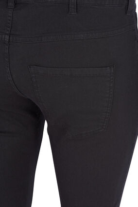 Bardzo waskie jeansy Amy z wysokim stanem, Black, Packshot image number 2