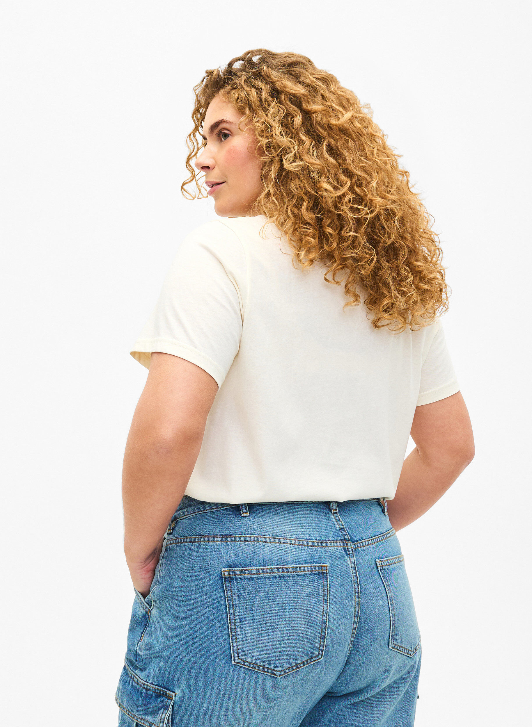 Zizzi Bawelniana koszulka z&nbsp;napisem, Antique W. Alabama, Model image number 1