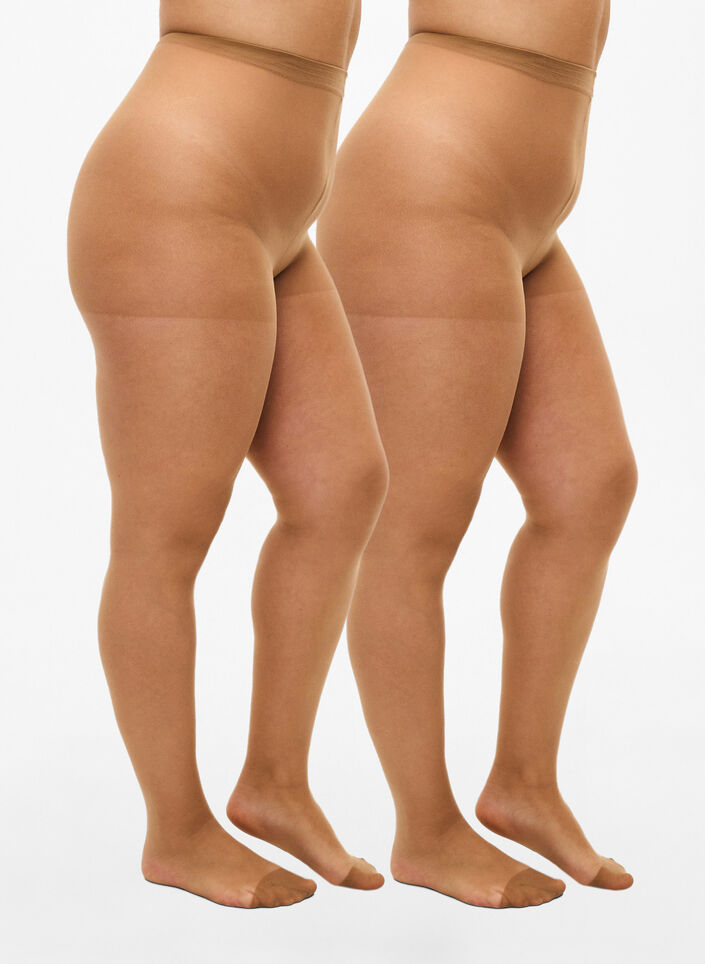 2-pack rajstopy o gestosci 20 DEN, Clear, Packshot image number 0