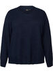 Sweter z dekoltem w serek, Niebieskie, Packshot image number 0