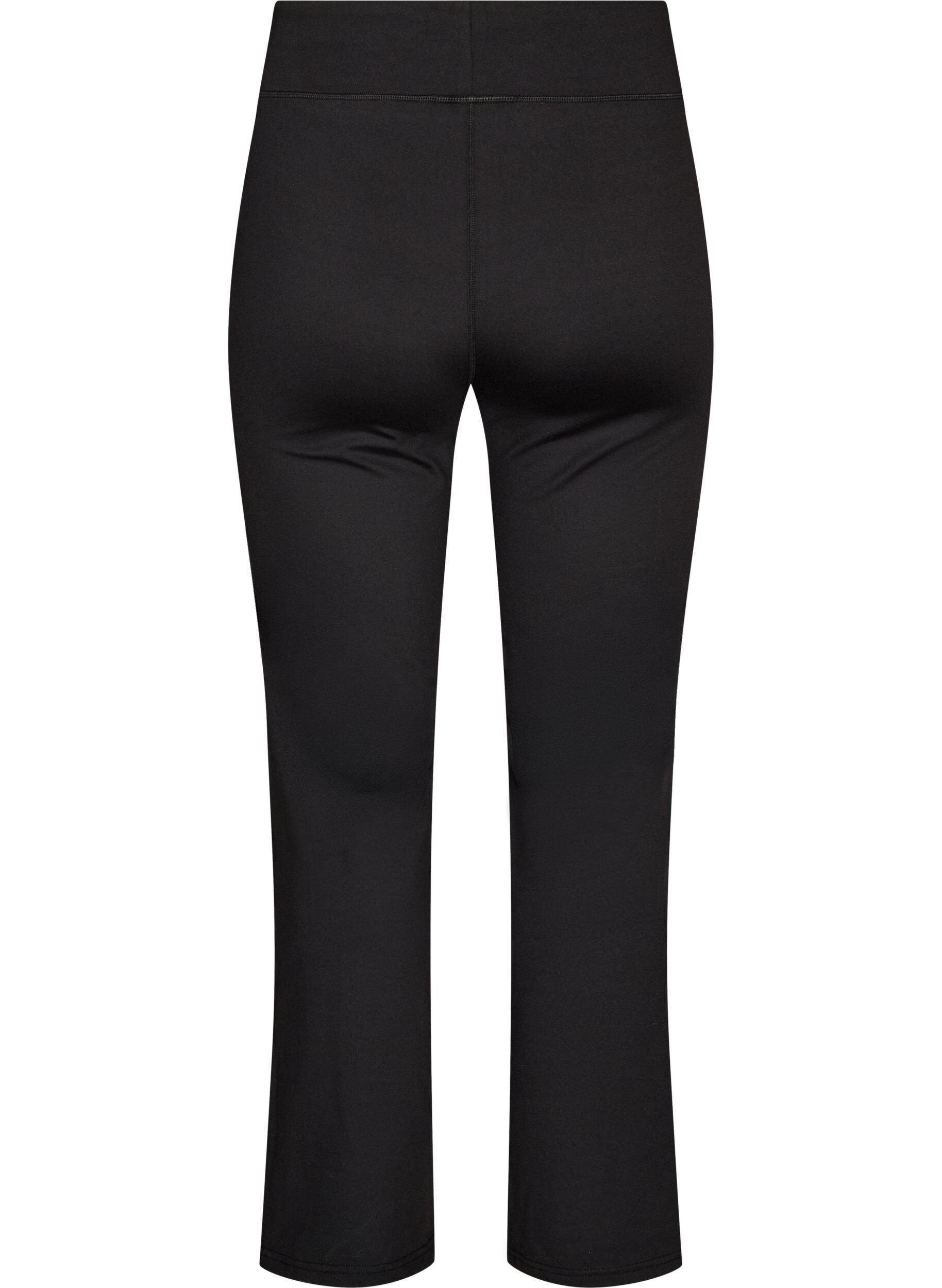ZizziLegginsy treningowe bootcut z wysokim stanem, Czarne, Packshot image number 1