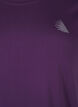 T-shirt treningowy o dopasowanym kroju z okraglym dekoltem, Purple Pennant, Packshot image number 2