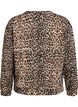 Bluza z nadrukiem w stylu leopard oraz z nadrukiem z haslem, Brązowy, Packshot image number 1