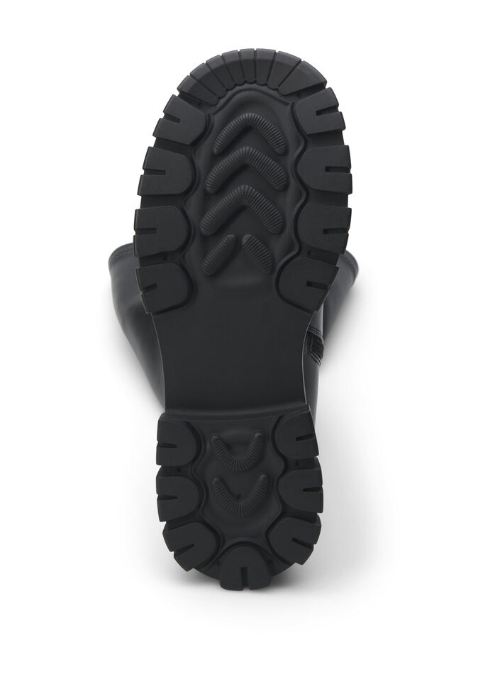 Kozaki z dluga cholewka, Czarne, Packshot image number 5