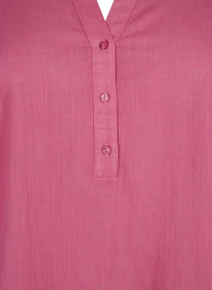 Bawelniana bluzka koszulowa z dekoltem w serek, Malaga, Packshot image number 2