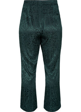 Luzne spodnie z wiskozy z nadrukiem ton w ton, Ponderosa Pine, Packshot image number 1