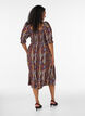 Letnia sukienka z wiskozy z nadrukiem paisley, Fioletowy, Model image number 1