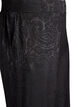 Luzne spodnie z wzorem paisley i wysokim stanem, Czarne, Packshot image number 2