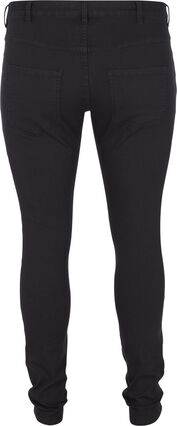 Bardzo waskie jeansy Amy z wysokim stanem, Black, Packshot image number 1