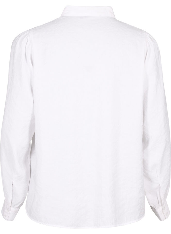 Koszula z dlugim rekawem z modalu TENCEL™, Bright White, Packshot image number 1