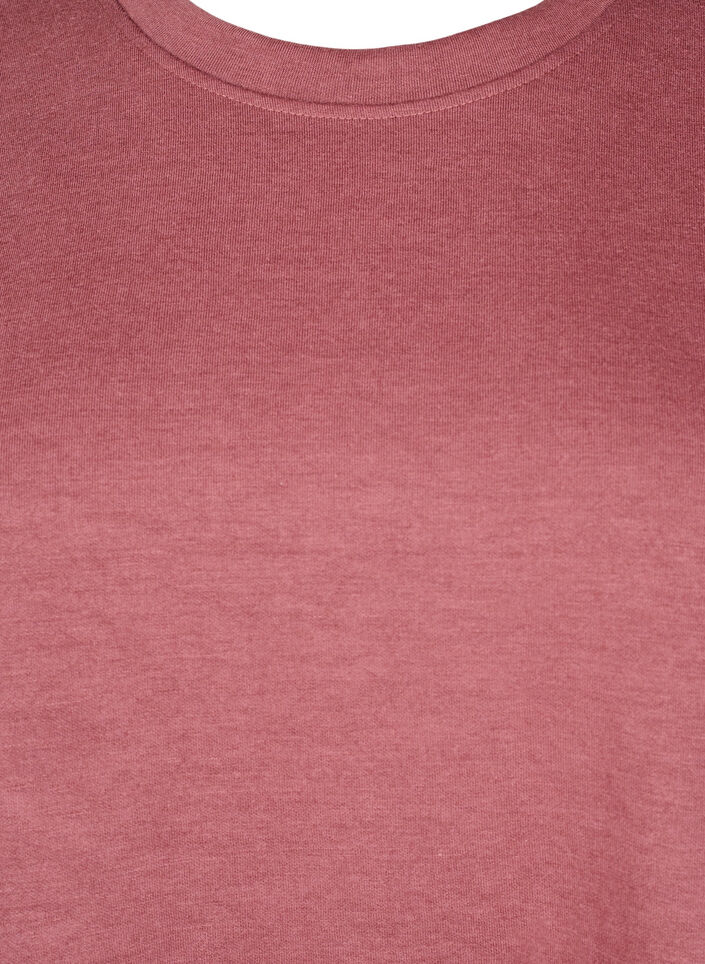 Bluza z okraglym dekoltem, Brązowy, Packshot image number 2