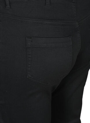 Amy capri jeans z wysokim stanem i bardzo dopasowanym krojem, Black, Packshot image number 3