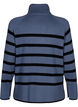 Dzianinowy sweter w paski z golfem, B.Sea w.BlackStripes, Packshot image number 1