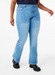 Jeansy typu bootcut Ellen z wysokim stanem, Niebieskie, Model image number 2