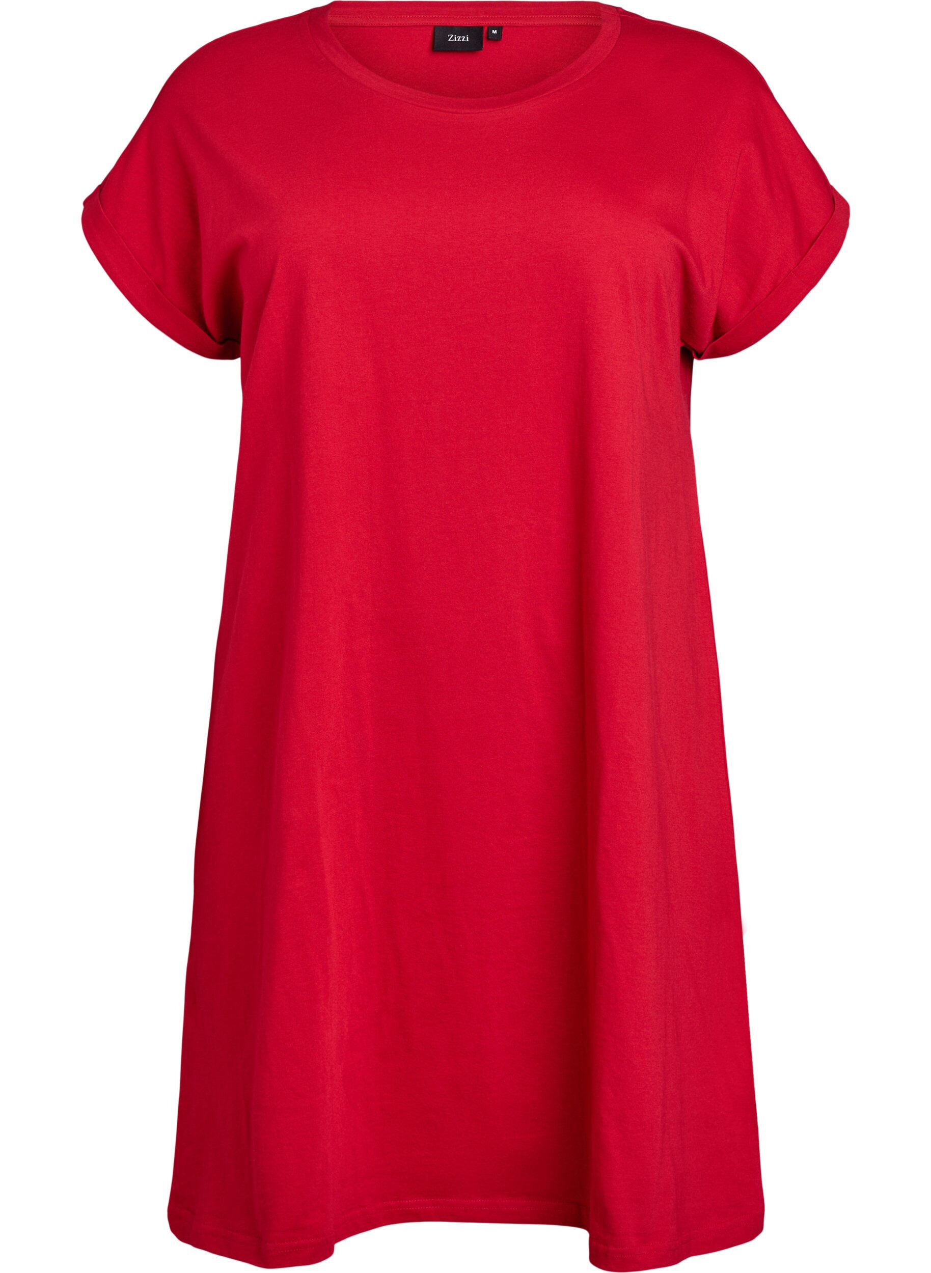 Zizzi2-pack T-shirt z kr&oacute;tkim rekawem, Czerwony, Packshot image number 2
