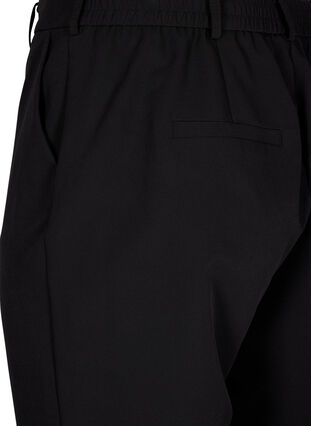 Proste spodnie z kieszeniami, Black, Packshot image number 3