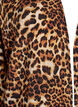 Kimono z wiskozy z rekawami 3/4, Brązowy, Packshot image number 2
