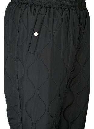 Pikowane spodnie termoaktywne, Black, Packshot image number 2