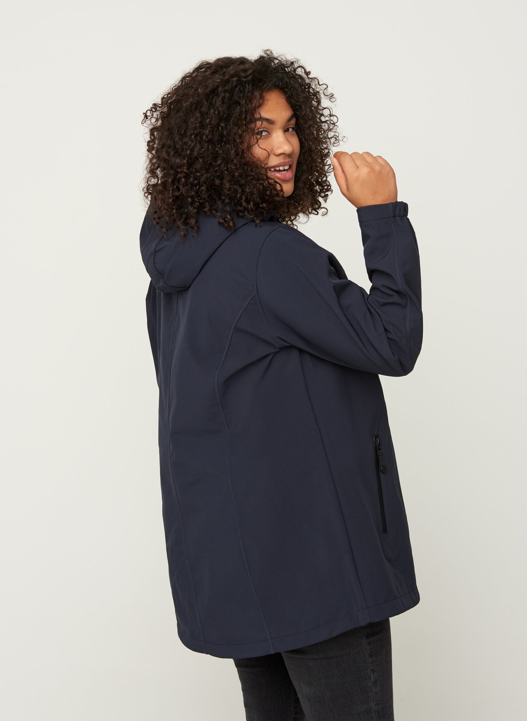 Zizzi Kurtka softshell, Night Sky, Model image number 2