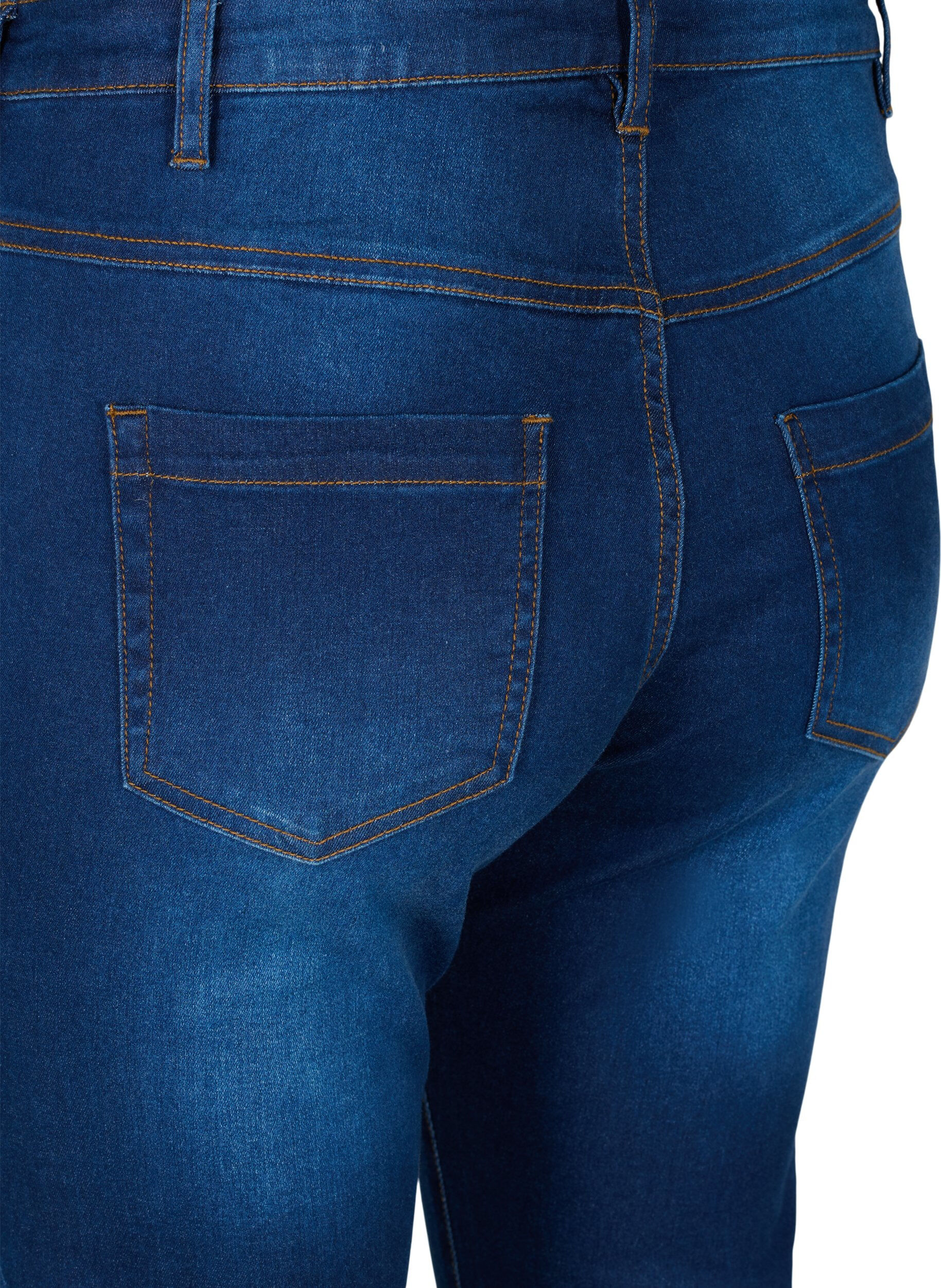 ZizziJeansy Emily o dopasowanym kroju z normalnym stanem, Niebieskie, Packshot image number 3