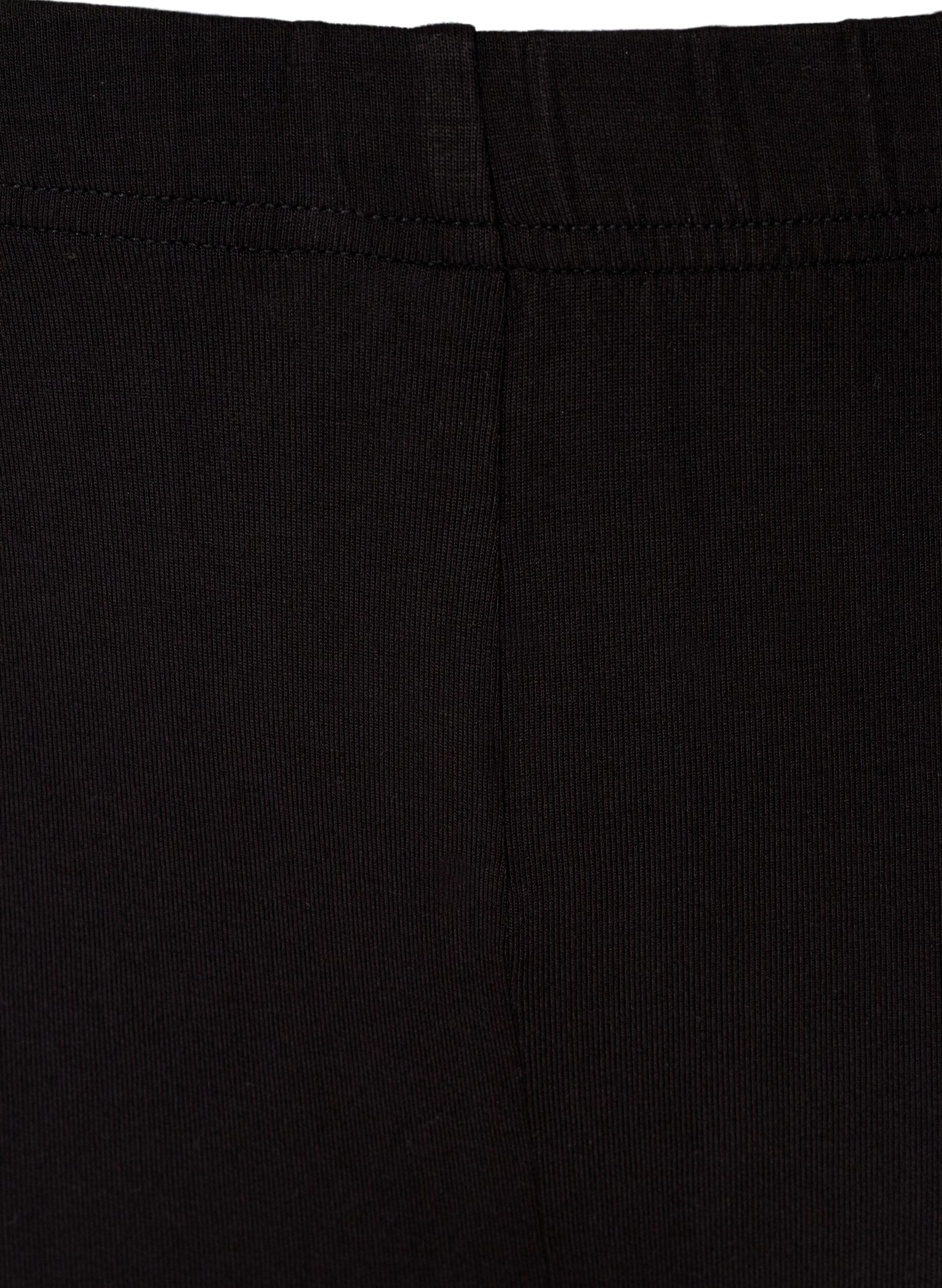 ZizziJednokolorowe szorty rowerowe typu basic, Czarne, Packshot image number 2