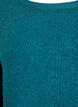 Sweter z dzianiny z ukosnym wzorem i rekawami raglanowymi, Zielony, Packshot image number 2