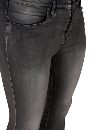 Super waskie jeansy Amy z wysokim stanem, Dark Grey Denim, Packshot image number 2