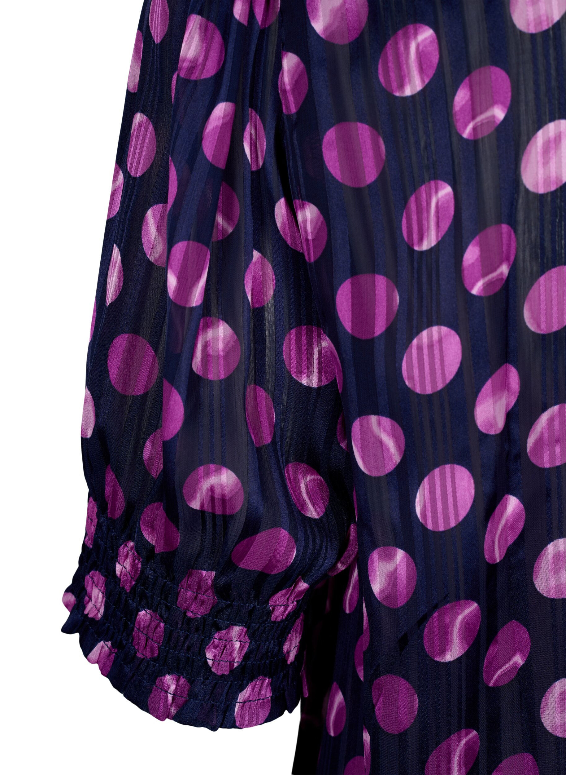 Zizzi Bluzka z kr&oacute;tkim rekawem i nadrukiem, Medieval Bl. Dot AOP, Packshot image number 3