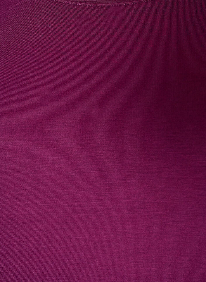 Bluzka z dzianiny z dlugim rekawem i okraglym dekoltem, Fioletowy, Packshot image number 2