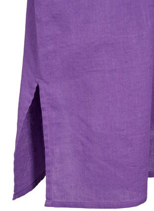 Sukienka koszulowa z dlugimi rekawami, Deep Lavender, Packshot image number 3