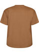 T-shirt z kr&oacute;tkim rekawem i nadrukiem ze 100 % bawelny, Brązowy, Packshot image number 1