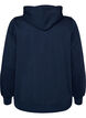 Bluza z kapturem, zamkiem blyskawicznym i kieszeniami, Niebieskie, Packshot image number 1