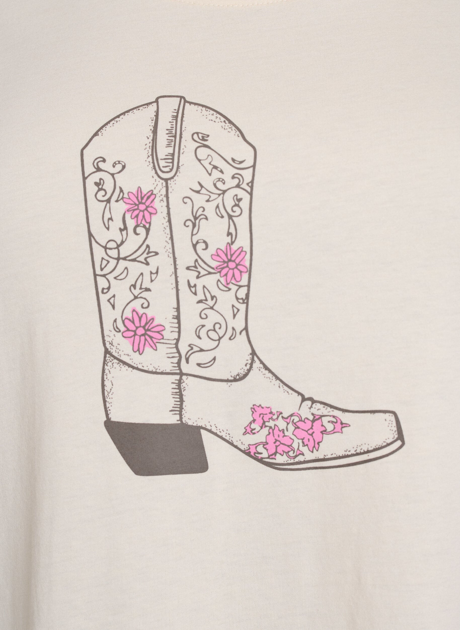 Zizzi FLASH - Koszulka z nadrukiem, Biały, Packshot image number 2