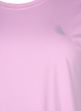Koszulka treningowa z krótkim rekawem, Pastel Lavender, Packshot image number 2