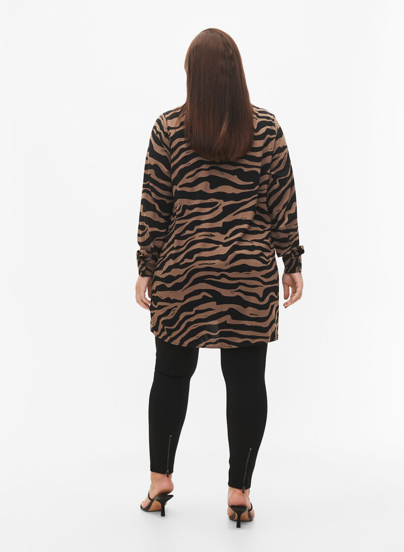 Legginsy z suwakami, Black, Model image number 1