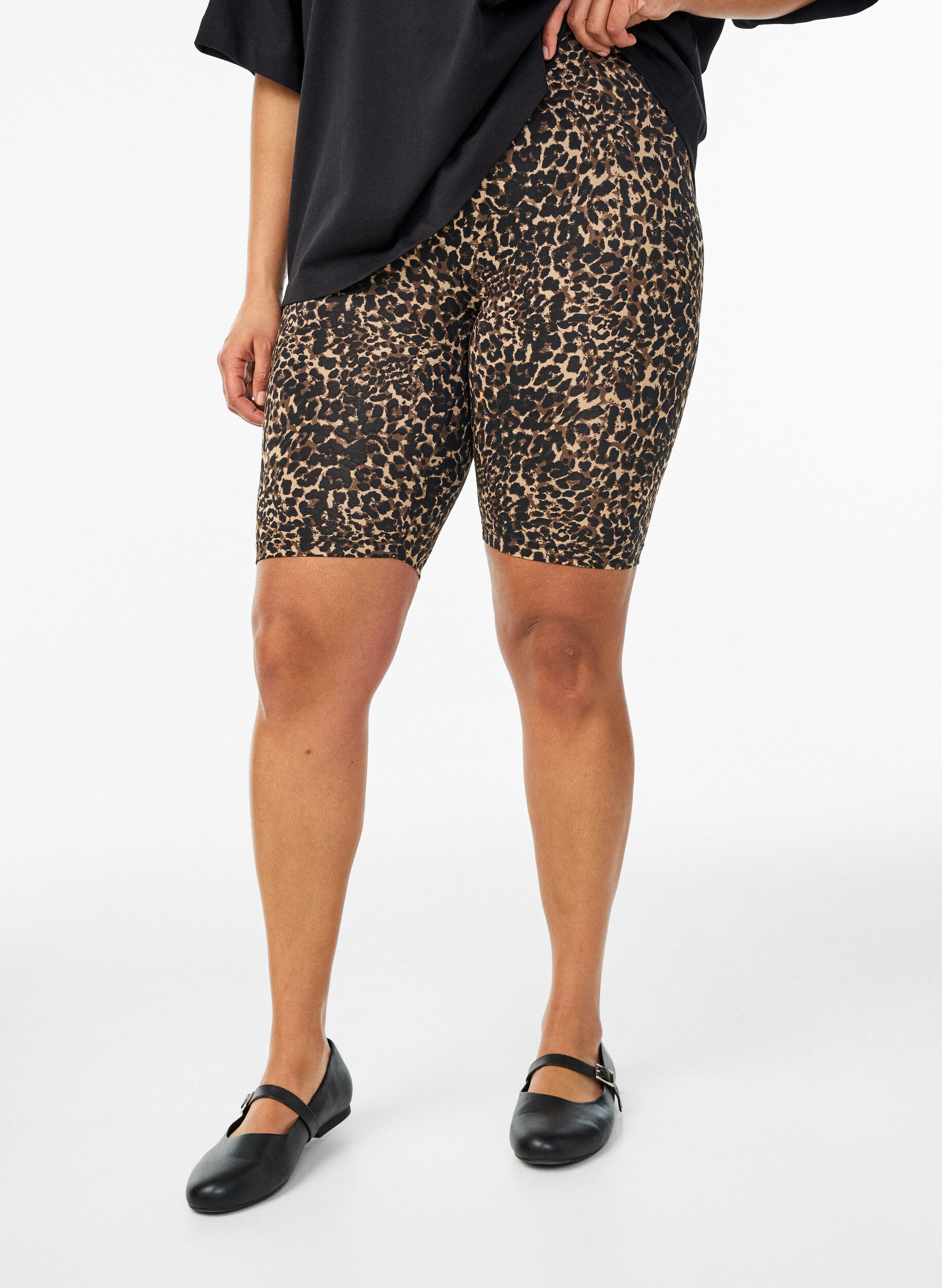 Zizzi2-pack szorty rowerowe, Brązowy, Model image number 3