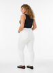 Jeansy super slim z wysokim stanem Amy, Biały, Model image number 1