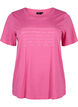 T-shirt z motywem tekstowym, Shocking Pink W.Pink, Packshot image number 0