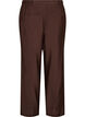 Viscose trousers with an elasticated waist and straight legs, Brown, Packshot image number 1