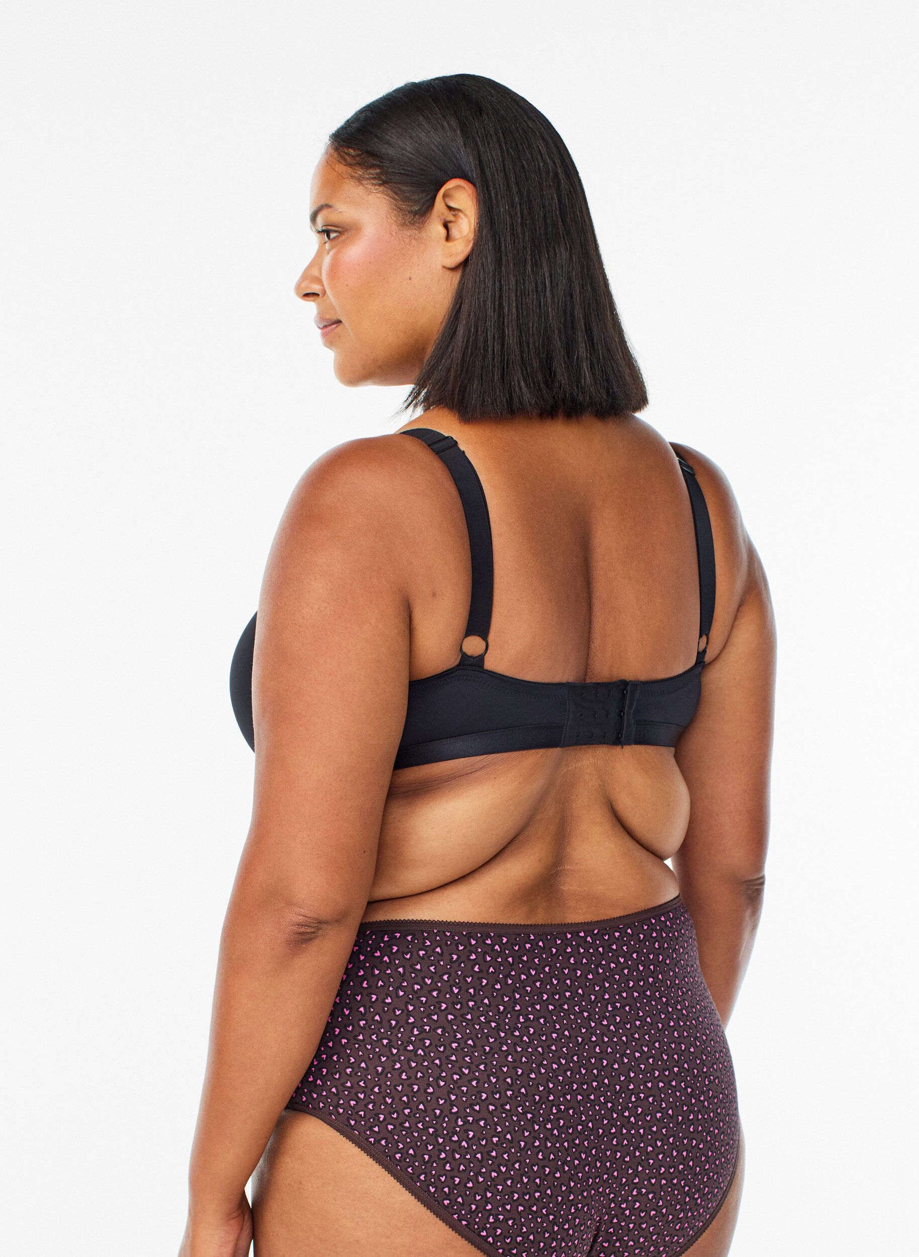 Zizzi  Majtki z regularnym stanem 7-pack, R&oacute;żowy, Model image number 1