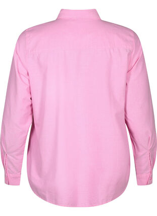 Bawelniana koszula z dlugim rekawem, Pink Frosting, Packshot image number 1