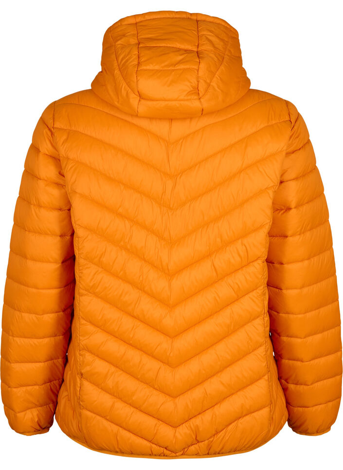 Lekka kurtka z kapturem, Pomarańczowy, Packshot image number 1