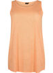 Top ze struktura i okraglym dekoltem, Mock Orange, Packshot image number 0