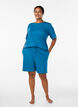 Szorty wykonane z mieszanki modalowej z kieszeniami, Niebieskie, Model image number 1