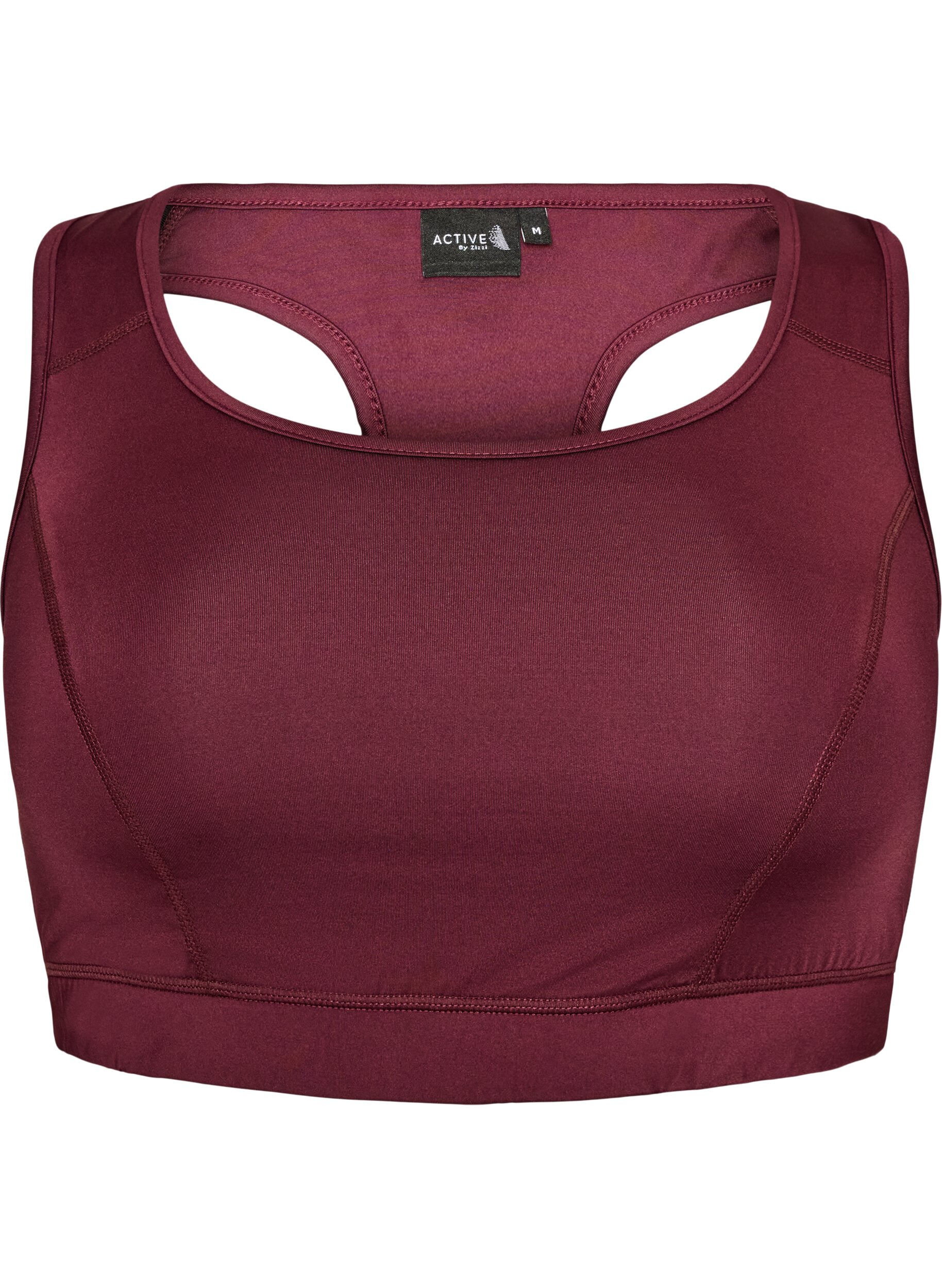 ZizziBiustonosz sportowy z tylem typu racerback, Czerwony, Packshot image number 0