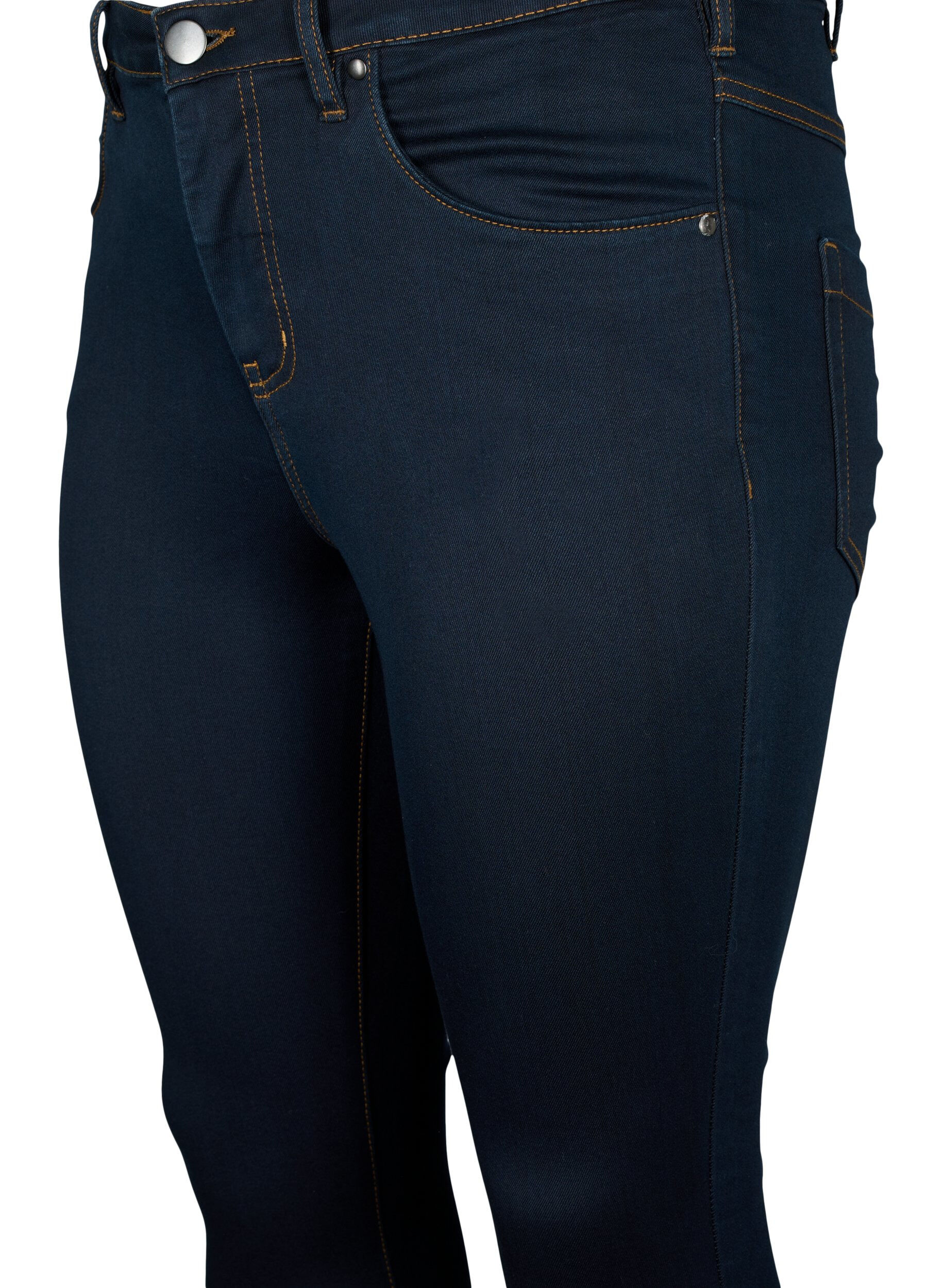 ZizziSuper waskie jeansy Amy z wysokim stanem, Tobacco Un, Packshot image number 2