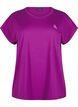 Jednokolorowa koszulka treningowa, Fioletowy, Packshot image number 0