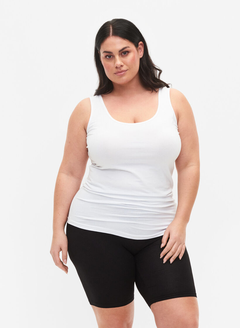  Wiskozowe szorty rowerowe 2-pack, Czarne, Model image number 0