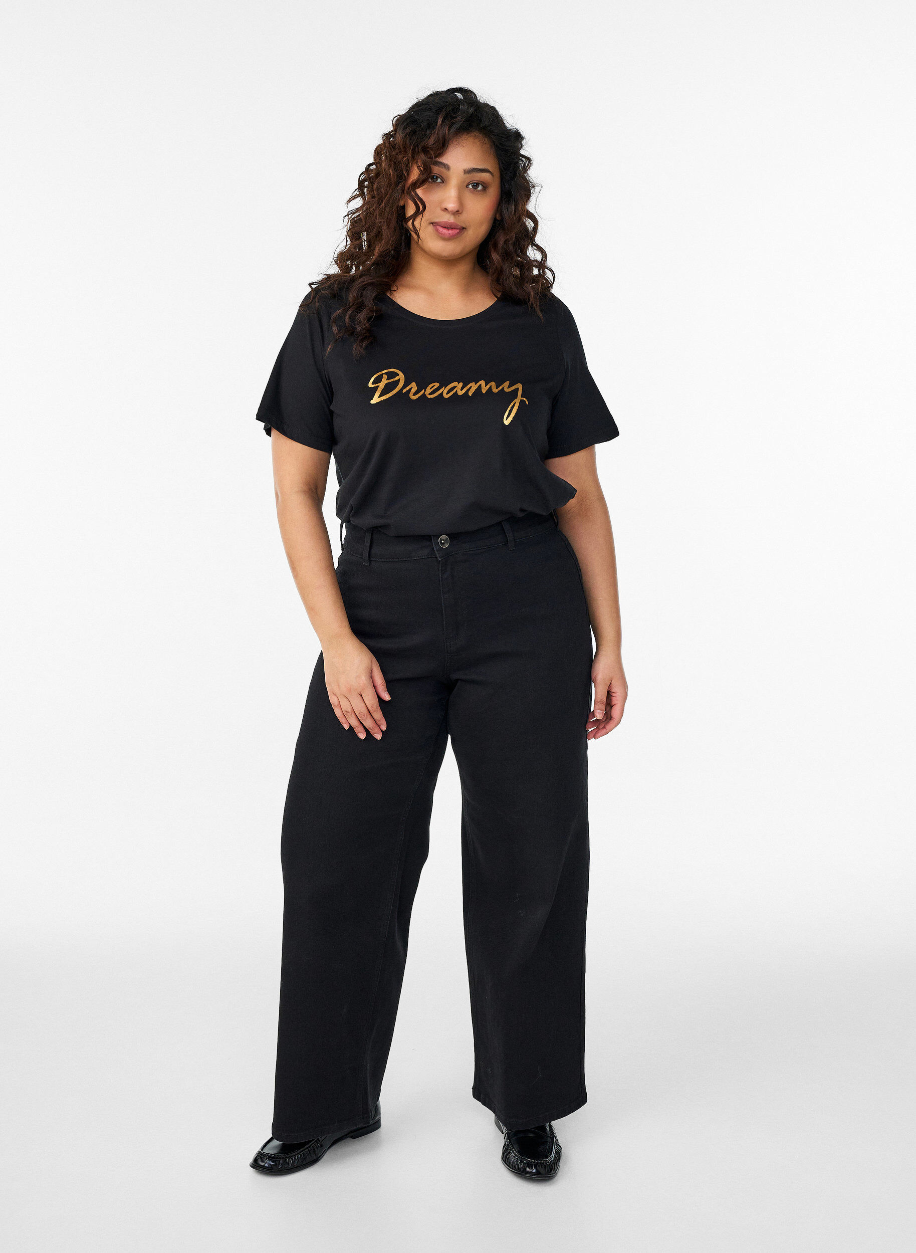 ZizziKoszulka z nadrukiem, Czarne, Model image number 1