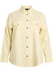 Koszula jeansowa z kieszeniami na piersi, Żółty, Packshot image number 0